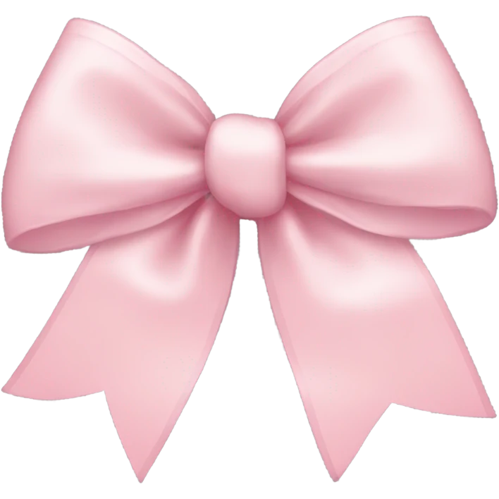 Light pink bow emoji