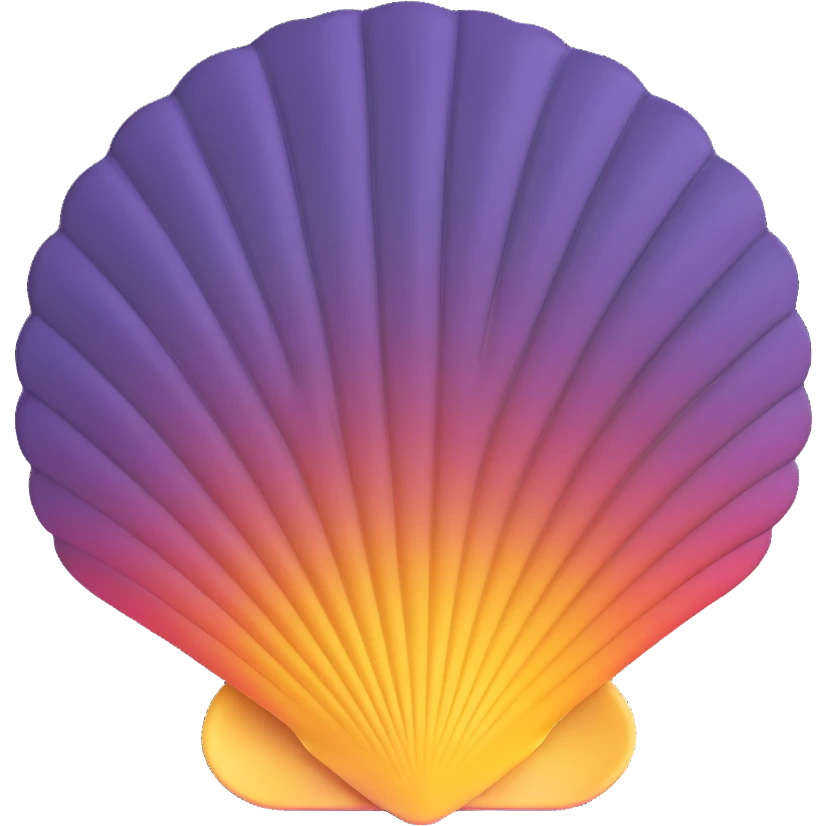 St. James scallop shell pilgrim symbol emoji
