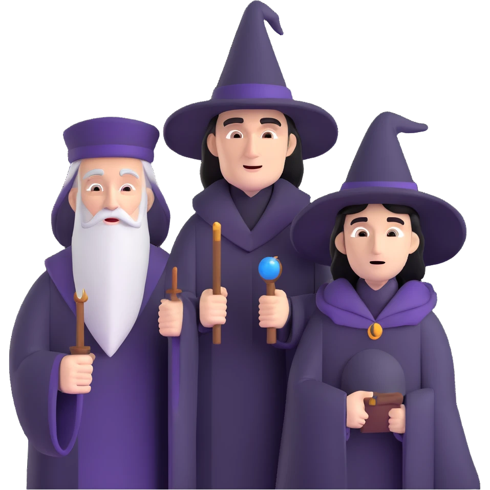 Albus Dumbledore and Severus Snape from Harry Potter emoji