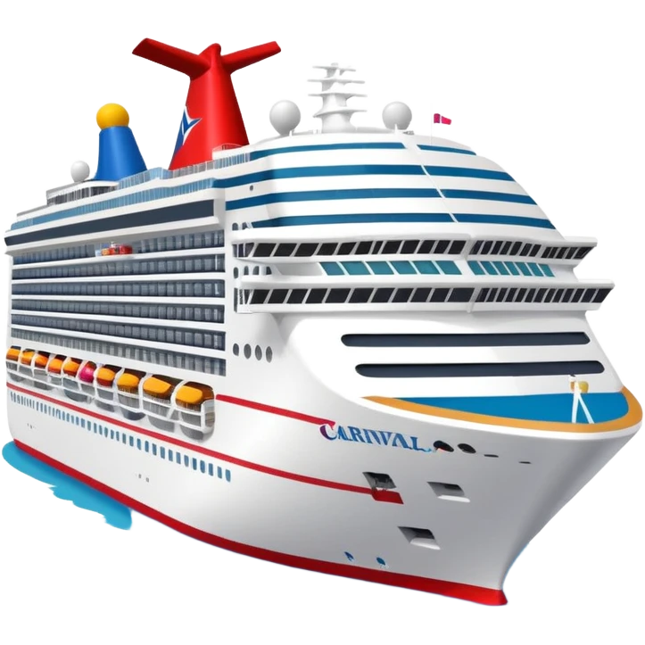 Carnival cruise ship emoji