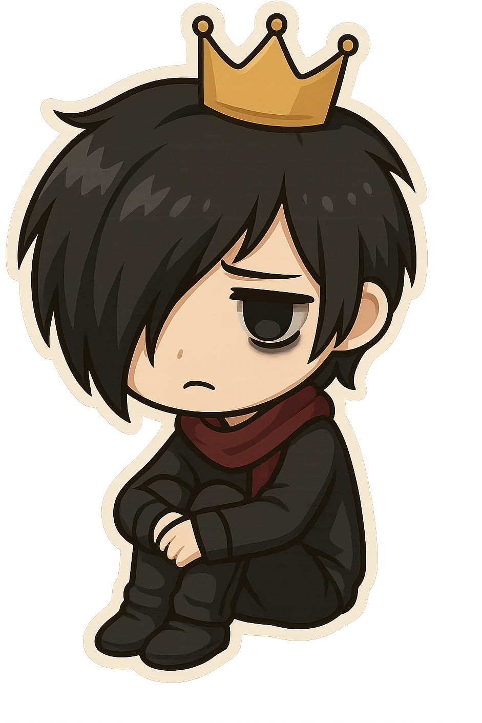 emo crown, remove background emoji