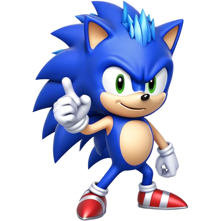 Sonic the hedgehog emoji