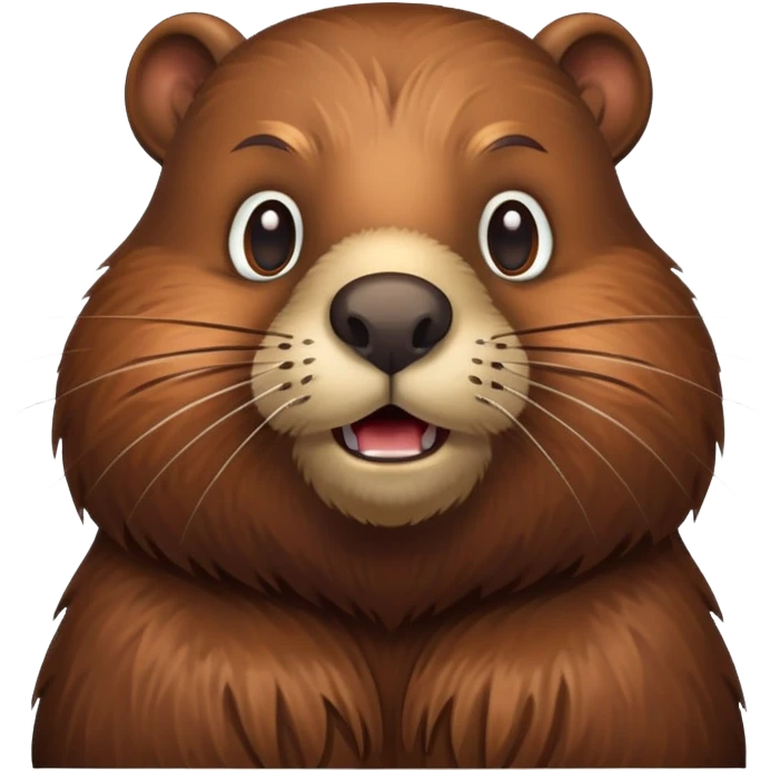 beaver with a beard emoji