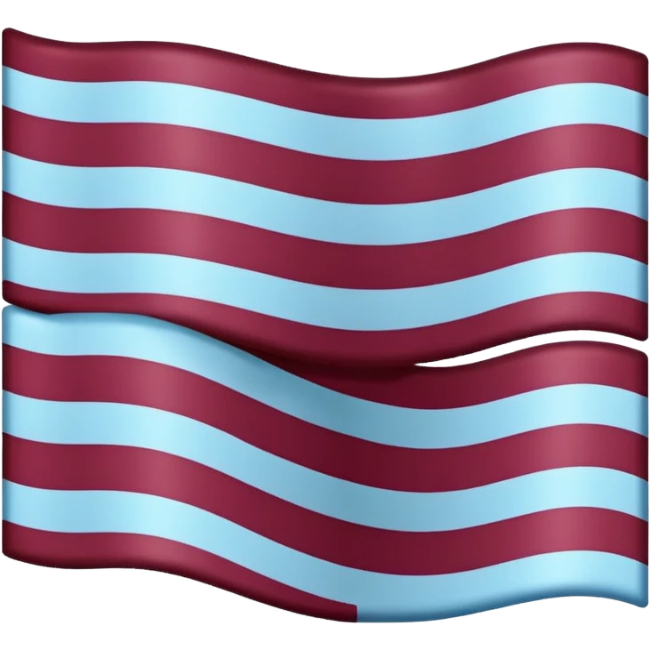 Austria flag with dark burgandy and light blue colour instead  emoji