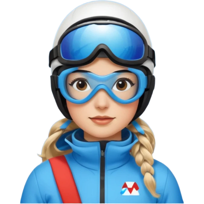 Woman Skiing, Background Matterhorn Matterhorn emoji