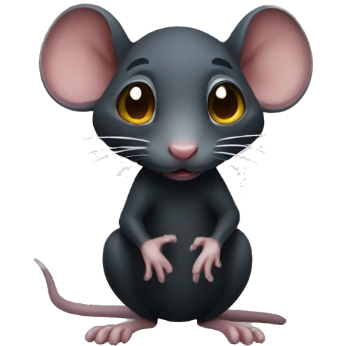 dark rat emoji