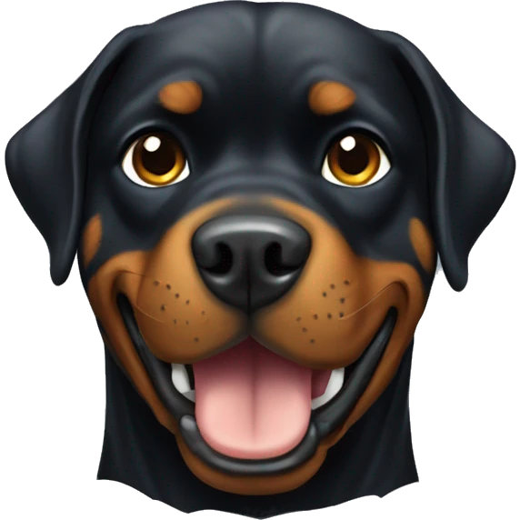 Rottweiler dog emoji