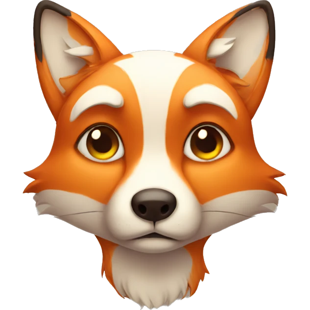 sad fox emoji