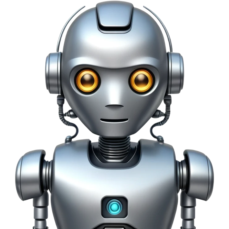 robot writes emoji