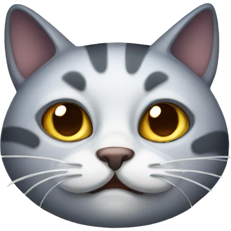 Seeping cat emoji