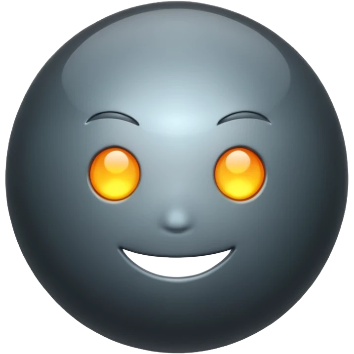 Ein grau leuchtendes A emoji