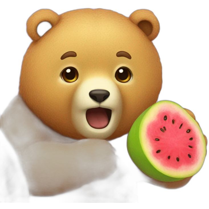 guava bear emoji