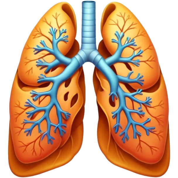 lungs with tuberculosis bacteria emoji