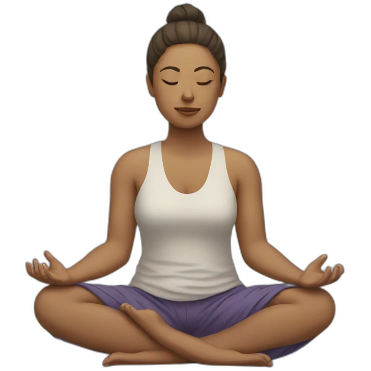 meditation emoji