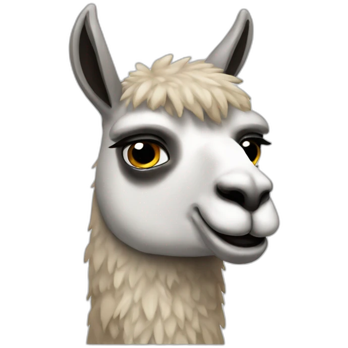 llama in beta test emoji
