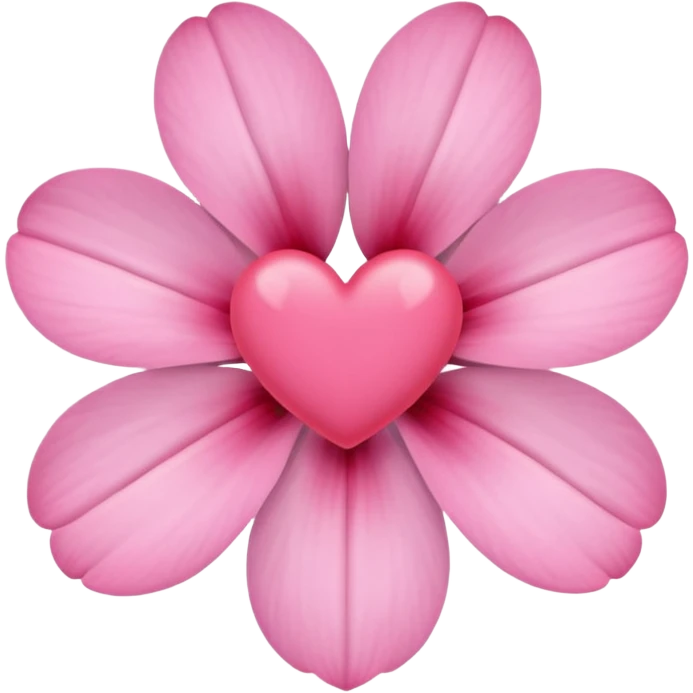 Create a minimalist, pastel-colored emoji inspired by the stock flower (Şebboy), with soft petals and a hidden heart symbol to represent love and tenderness. emoji