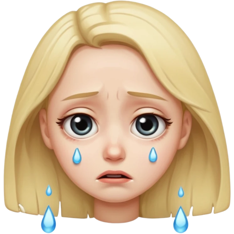 big big big extra sad cry emoji