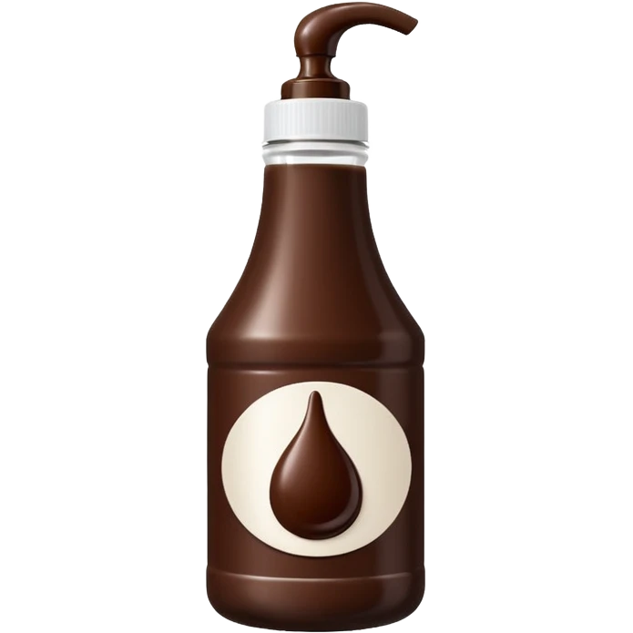 Chocolate sauce bottle emoji
