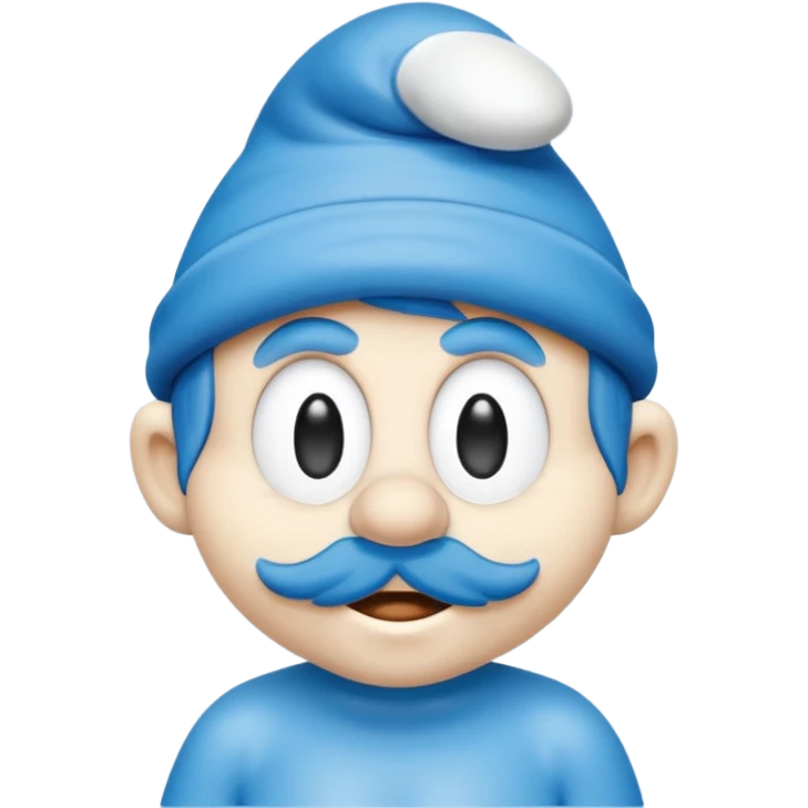 Smurf emoji