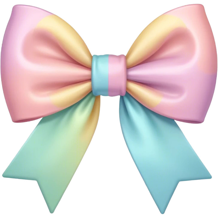 pastel bow emoji