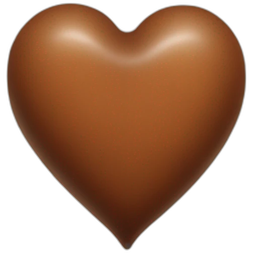cured brown heart emoji