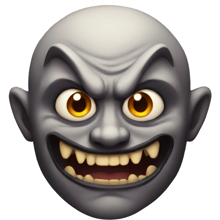 scary demon emoji