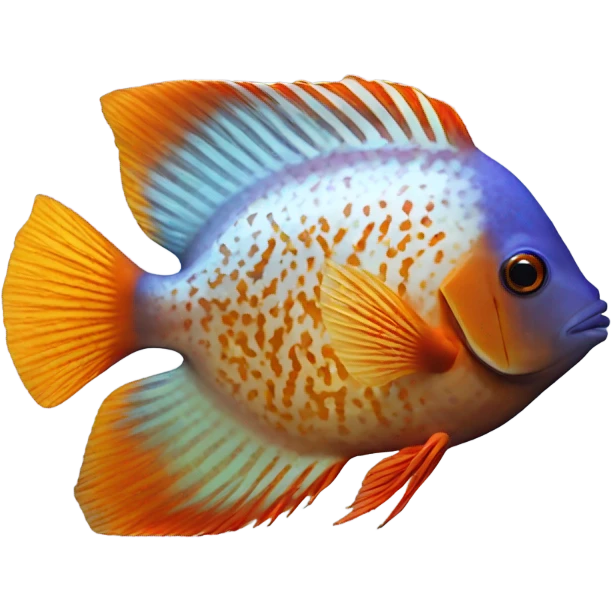 Discus fish  emoji