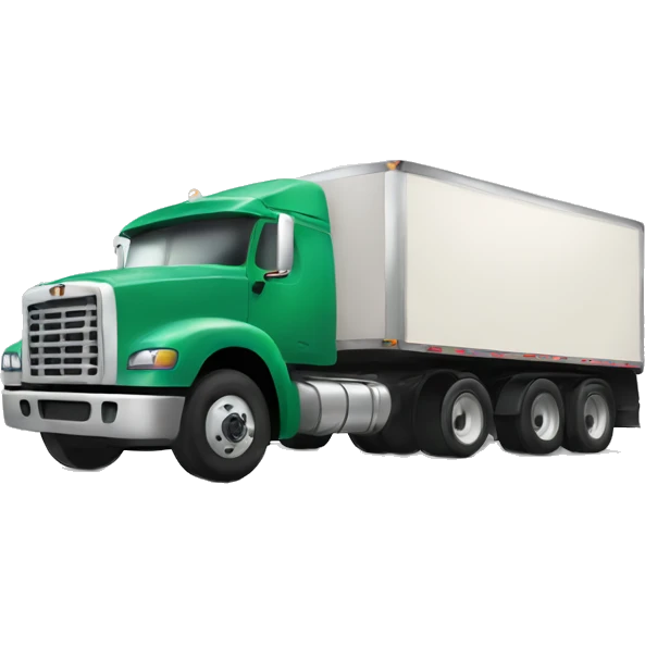 Truck with trailer  emoji