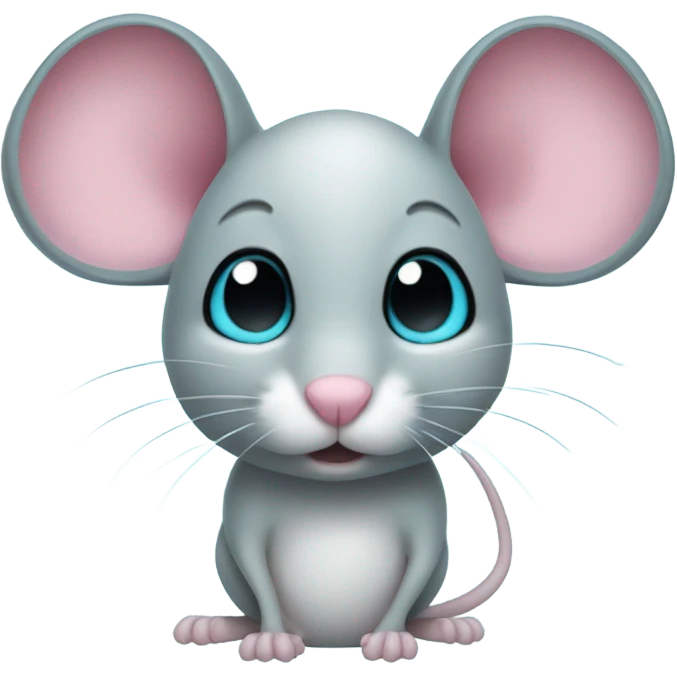 Cyan Mouse emoji