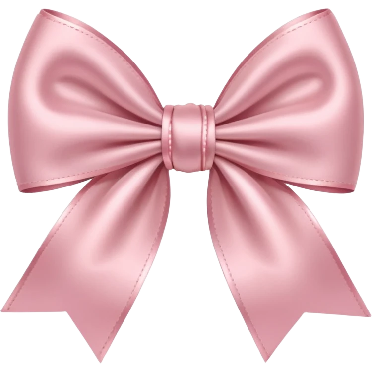 Light pink bow  emoji
