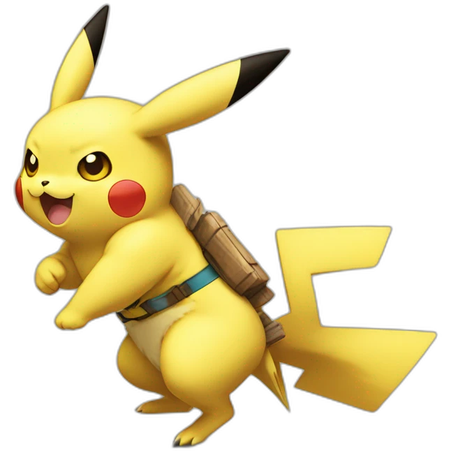Pikachu super sayen emoji