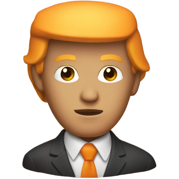 Orange Trump  emoji
