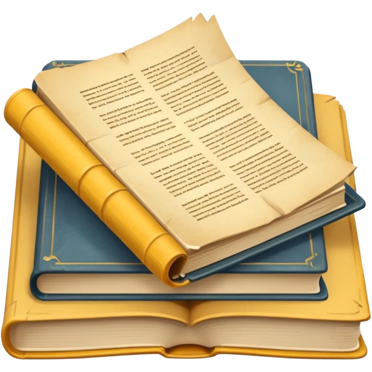 books scattered emoji