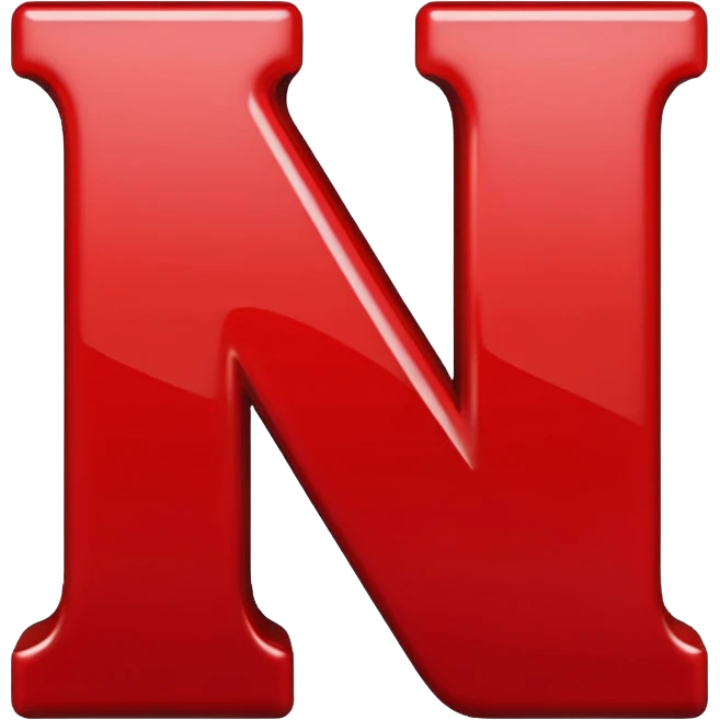 bold letter N in red color emoji