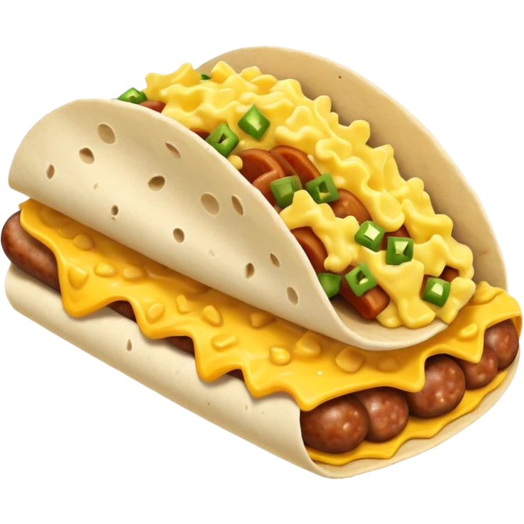 Breakfast taco emoji