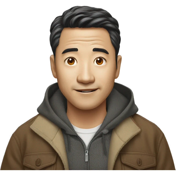털이 복슬한 실버푸들 강아지 emoji