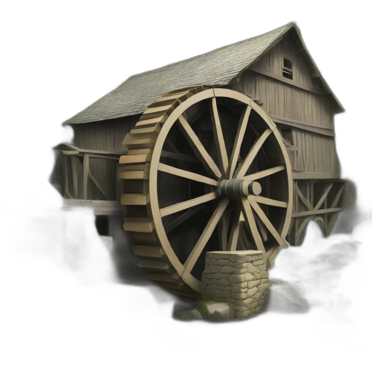 water mill wheel emoji
