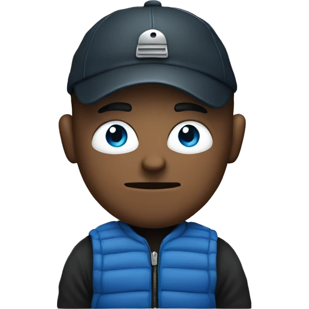 Robber emoji with Amazon blue vest on  emoji