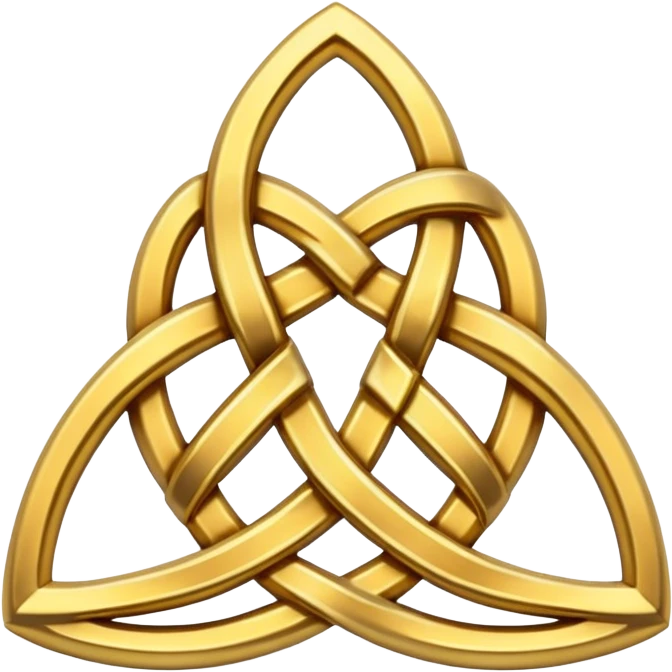 Celtic trinity knot emoji