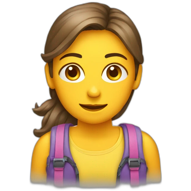 une personne donne un sac de course à une autre emoji