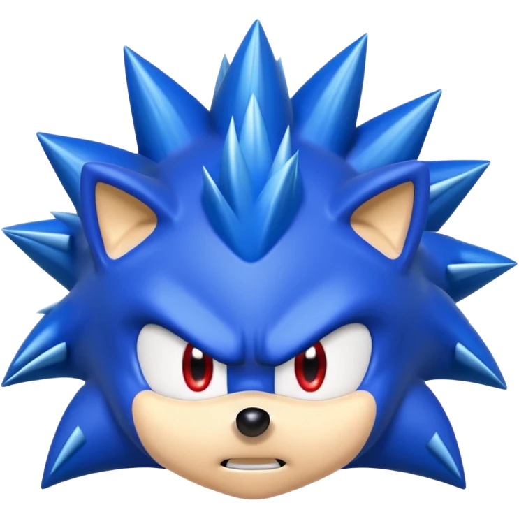 Angry Sonic The Hedgehog  emoji