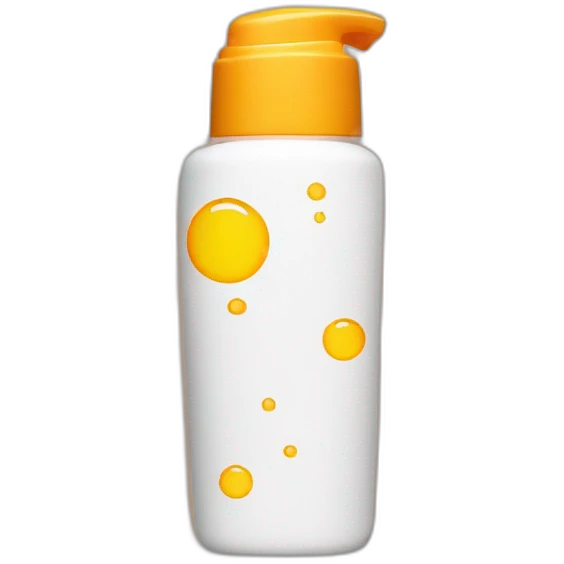 Sunscreen bottle emoji