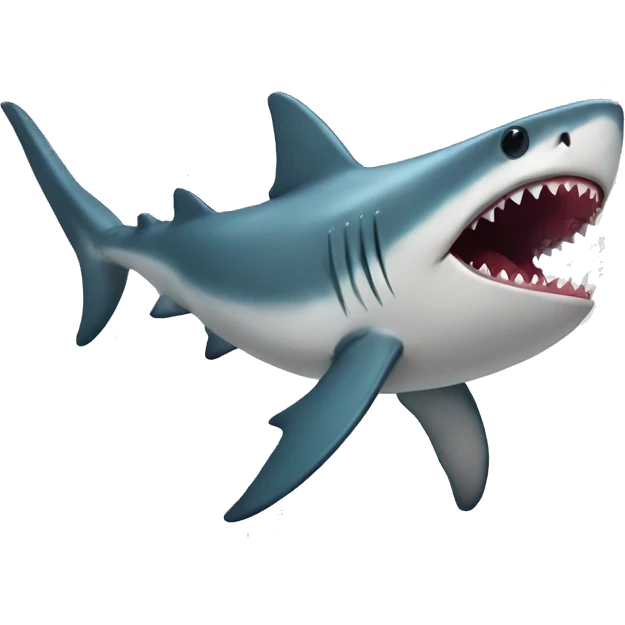 Christmas shark emoji