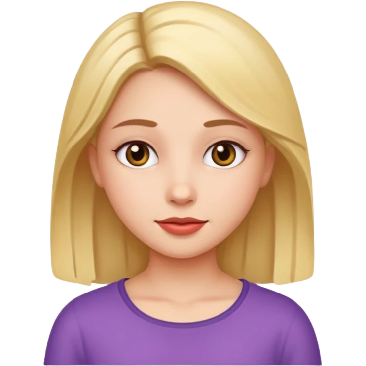 A girl emoji