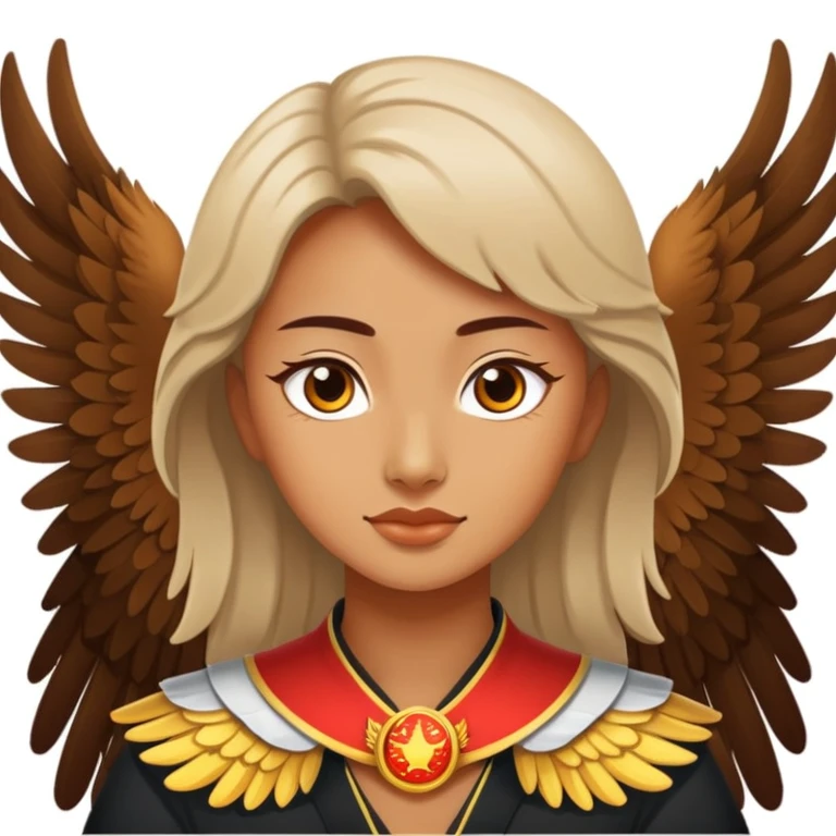 harpy, woman, eagle, wings, china emoji