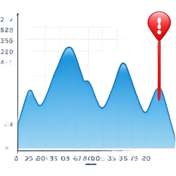 graph with negative numbers emoji
