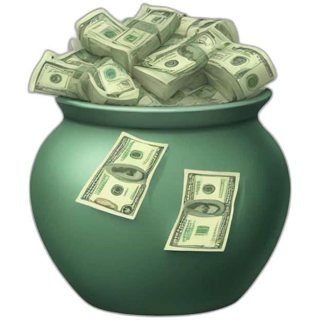 pot of money emoji