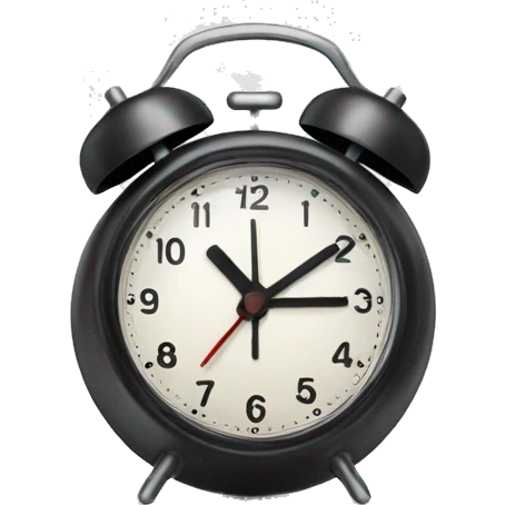 Alarm clock emoji