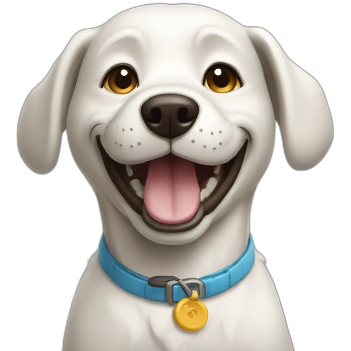 happy  humanoid dog emoji
