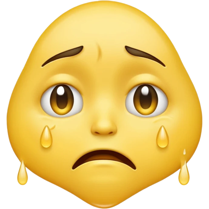 crying face emoji, expressive and clear emoji